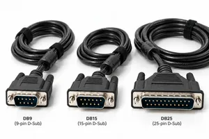 Custom D-Sub Cable Assemblies – DB9, DB15, DB25 & Custom Terminations
