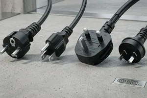Custom Power Cords by Destination Plug and Equipment Connector